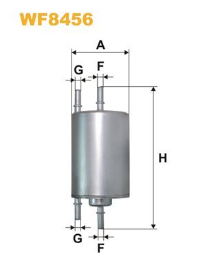 WIX FILTERS Polttoainesuodatin WF8456